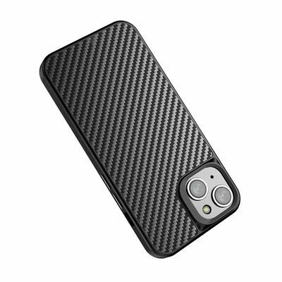 Apple iPhone 14 Kılıf Aramid Karbon Fiber Magsafe Özellikli Wlons Radison Kapak