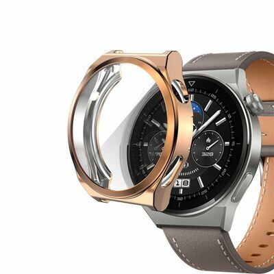 Huawei Watch GT 3 Pro 46mm Patinda Watch Gard 02 Koruyucu Silikon