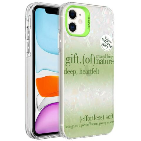 Apple iPhone 11 Kılıf Mermer Desenli Patinda Marbello Kapak