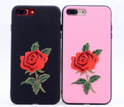 Apple iPhone 8 Plus Kılıf Patinda Rose Kapak