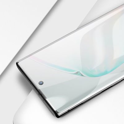 Galaxy A91 (S10 Lite) Patinda Kenarları Kırılmaya Dayanıklı Cam Ekran Koruyucu