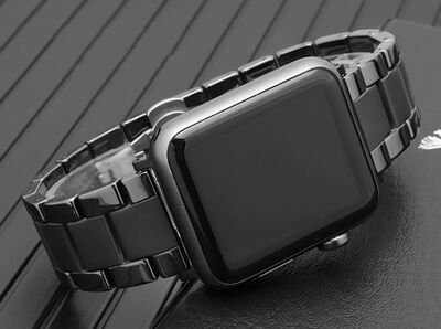 Apple Watch 40mm Mat Seramik Metal Kordon