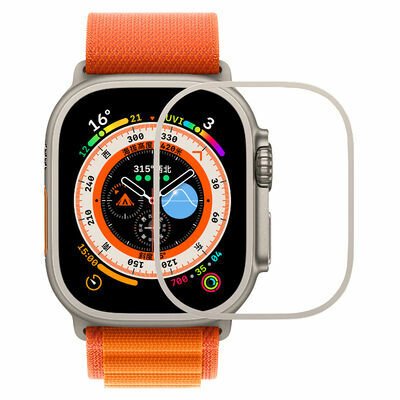 Apple Watch Ultra 49mm Patinda Metal Kasa Koruyucu Saat Çerçevesi