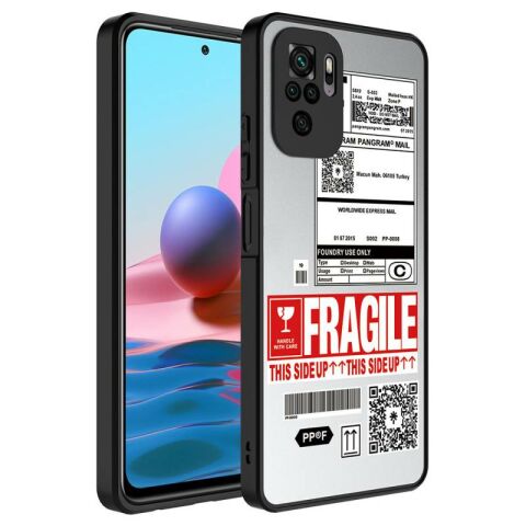 Xiaomi Redmi Note 10 Kılıf Aynalı Desenli Kamera Korumalı Parlak Patinda Mirror Kapak
