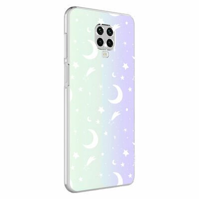 Xiaomi Redmi Note 9 Pro 5G Kılıf Patinda M-Blue Desenli Kapak