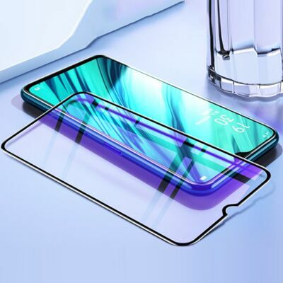Oppo A31 Patinda Kenarları Kırılmaya Dayanıklı Cam Ekran Koruyucu