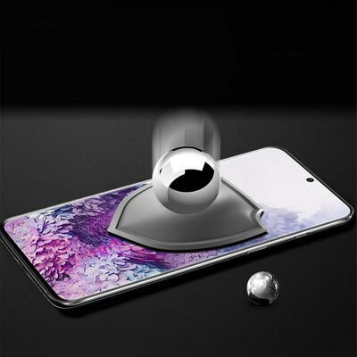 Galaxy S10 Plus Patinda Kavisli Full Yapışkanlı Cam Ekran Koruyucu
