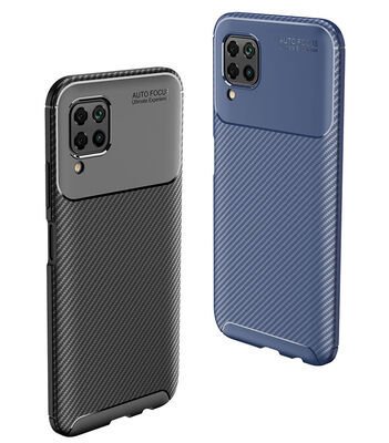 Huawei P40 Lite Kılıf Patinda Negro Silikon Kapak