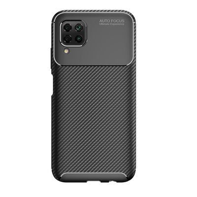 Huawei P40 Lite Kılıf Patinda Negro Silikon Kapak
