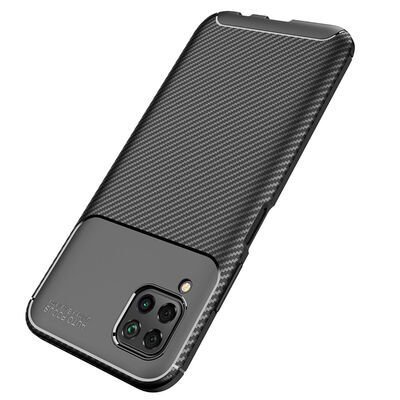 Huawei P40 Lite Kılıf Patinda Negro Silikon Kapak