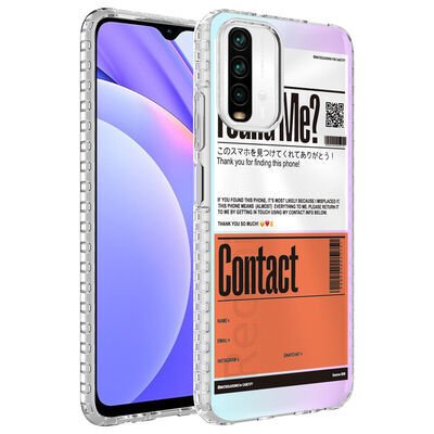 Xiaomi Redmi Note 10S Kılıf Airbag Kenarlı Renkli Desenli Silikon Patinda Elegans Kapak