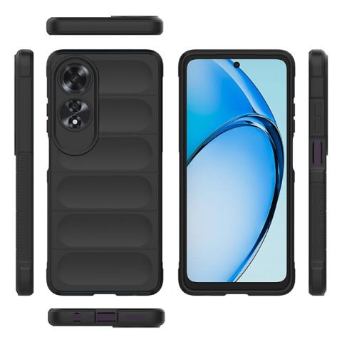 Oppo A60 Kılıf Esnek TPU Oyuklu Arka Yüzey Tasarımlı Patinda Etnik Silikon Kapak