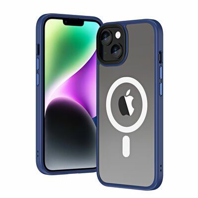 Apple iPhone 13 Kılıf Wireless Şarj Özellikli Patinda Hibrit Magsafe Kapak
