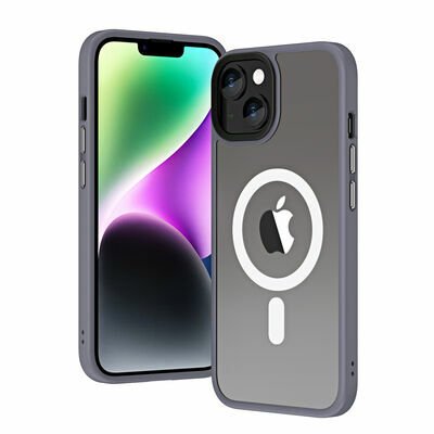 Apple iPhone 13 Kılıf Wireless Şarj Özellikli Patinda Hibrit Magsafe Kapak