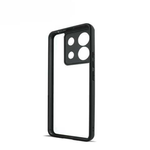 Xiaomi Redmi Note 13 Pro 5G Kılıf Kamera Korumalı Şeffaf Arka Yüzey Patinda New Roll Kapak
