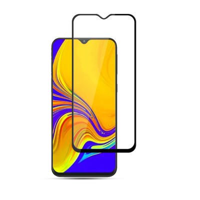 Huawei P30 Lite Patinda Kenarları Kırılmaya Dayanıklı Cam Ekran Koruyucu