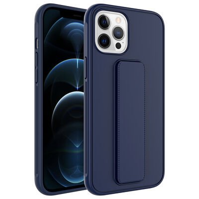 Apple iPhone 12 Pro Kılıf Patinda Qstand Kapak