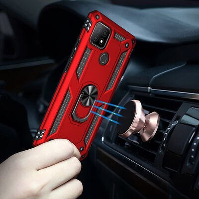 Oppo A15S Kılıf Patinda Vega Kapak