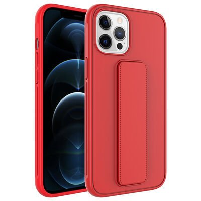 Apple iPhone 12 Pro Kılıf Patinda Qstand Kapak