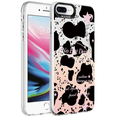 Apple iPhone 7 Plus Kılıf Mermer Desenli Patinda Marbello Kapak