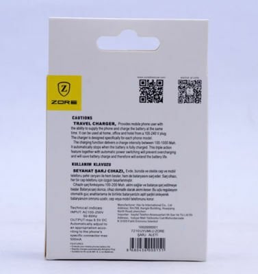 Patinda ZR-7210 Uyumlu Ev Şarj Aleti