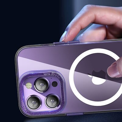 Apple iPhone 14 Pro Max Kılıf Magsafe Şarj Özellikli Sert PC Patinda Fuya Kapak