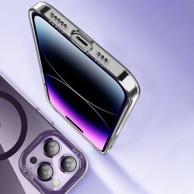 Apple iPhone 14 Pro Max Kılıf Magsafe Şarj Özellikli Sert PC Patinda Fuya Kapak