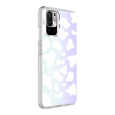 Xiaomi Redmi Note 10 Kılıf Patinda M-Blue Desenli Kapak