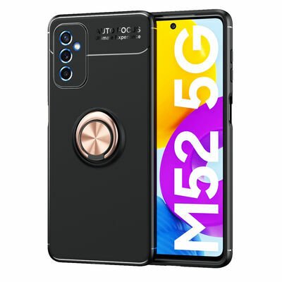 Galaxy M52 Kılıf Patinda Ravel Silikon Kapak