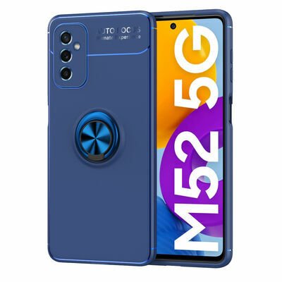 Galaxy M52 Kılıf Patinda Ravel Silikon Kapak