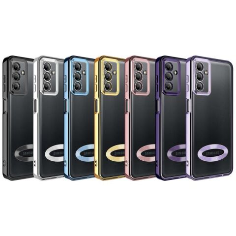 Galaxy A34 Kılıf Kamera Korumalı Logo Gösteren Patinda Omega Kapak