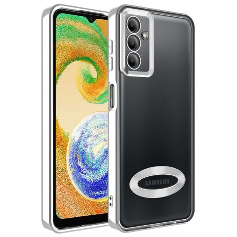 Galaxy A34 Kılıf Kamera Korumalı Logo Gösteren Patinda Omega Kapak