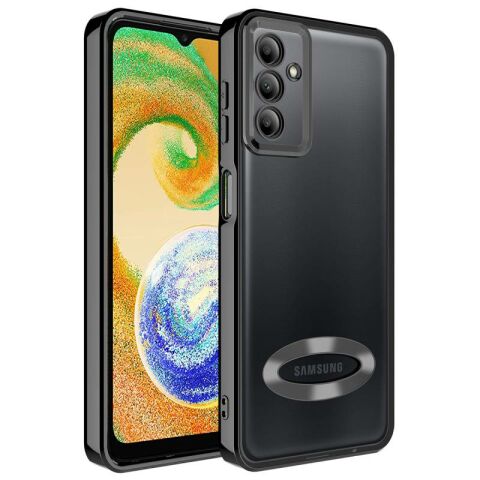 Galaxy A34 Kılıf Kamera Korumalı Logo Gösteren Patinda Omega Kapak