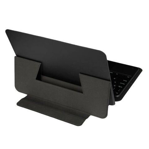 Galaxy Tab A9 Plus Patinda Border Keyboard Bluetooh Bağlantılı Standlı Klavyeli Tablet Kılıfı