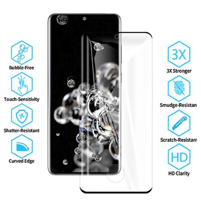 Galaxy S20 Ultra Patinda Süper Pet Ekran Koruyucu Jelatin