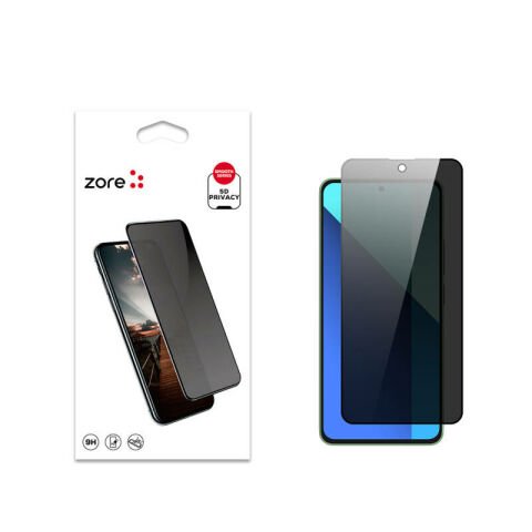 Xiaomi Redmi Note 13 4G Patinda New 5D Privacy Temperli Ekran Koruyucu