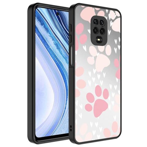 Xiaomi Redmi Note 9 Pro Kılıf Aynalı Desenli Kamera Korumalı Parlak Patinda Mirror Kapak