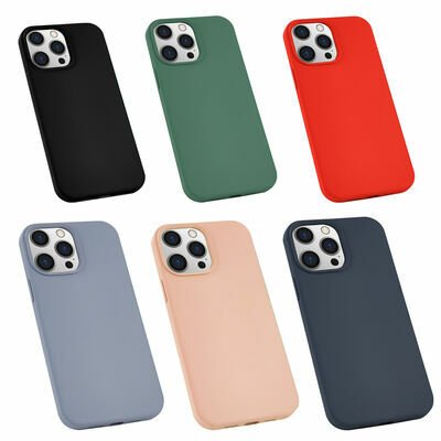 Apple iPhone 13 Pro Max Kılıf Patinda Silk Silikon