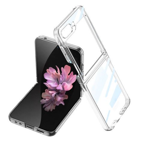 Galaxy Z Flip 6 Kılıf Patinda Full Camlı Kıpta Kapak