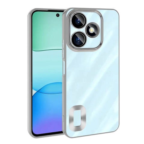 Xiaomi Redmi 13 4G Kılıf Kamera Korumalı Logo Gösteren Patinda Omega Kapak