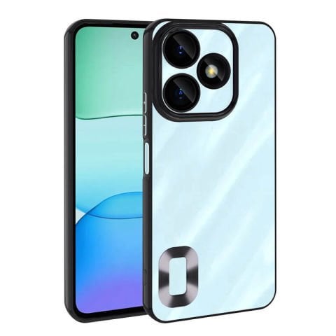 Xiaomi Redmi 13 4G Kılıf Kamera Korumalı Logo Gösteren Patinda Omega Kapak
