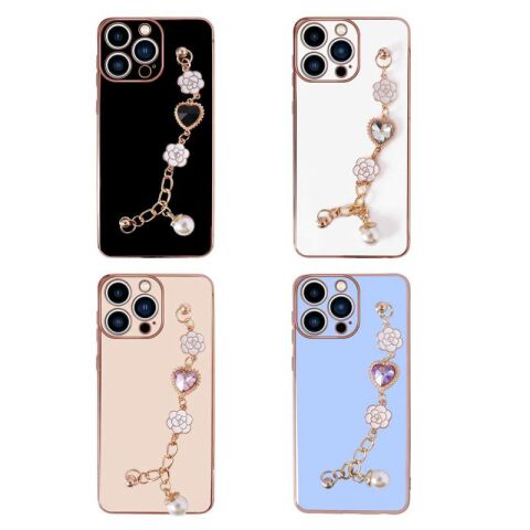 Apple iPhone 14 Pro Kılıf El Tutamaçlı Kamera Korumalı Patinda Taka Silikon Kapak