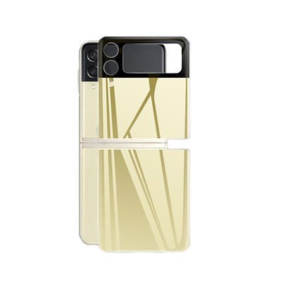 Galaxy Z Flip 3 Patinda 3D Standart 2 in 1 Arka Koruyucu