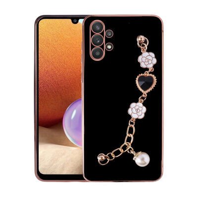 Galaxy A32 4G Kılıf El Tutamaçlı Kamera Korumalı Patinda Taka Silikon Kapak