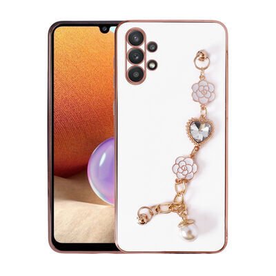 Galaxy A32 4G Kılıf El Tutamaçlı Kamera Korumalı Patinda Taka Silikon Kapak