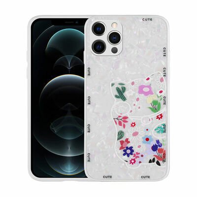 Apple iPhone 13 Pro Max Kılıf Desenli Sert Silikon Patinda Mumila Kapak