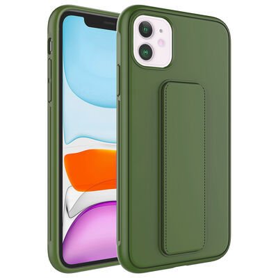 Apple iPhone 11 Kılıf Patinda Qstand Kapak