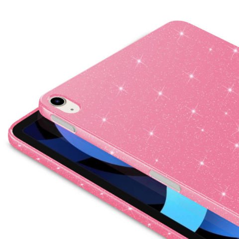 Apple iPad Air 10.9 2020 (4 Nesil) Simli Parlak Görünümlü Patinda Tablet Koton Kılıf