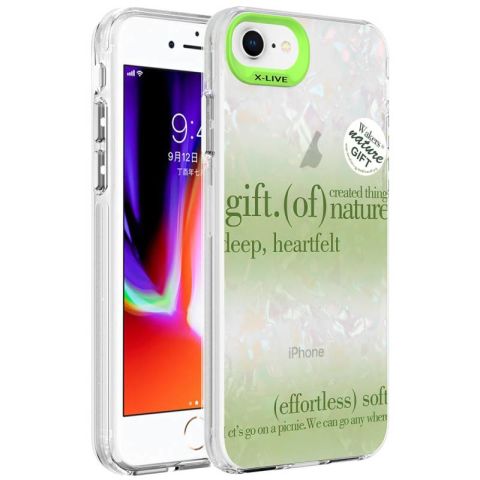 Apple iPhone 8 Kılıf Mermer Desenli Patinda Marbello Kapak