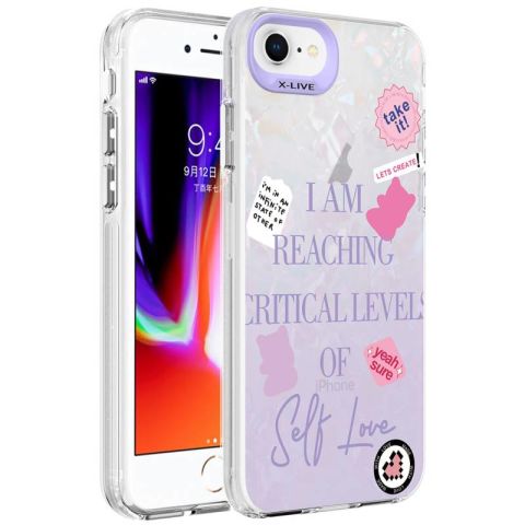 Apple iPhone 8 Kılıf Mermer Desenli Patinda Marbello Kapak